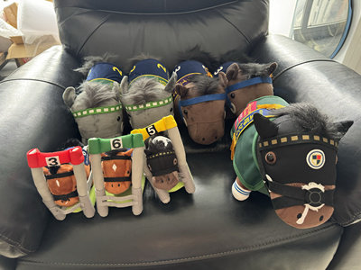 现货 正版 马偶 競馬 赛马 竞马 纯血马 毛绒 公仔 赛马娘原型