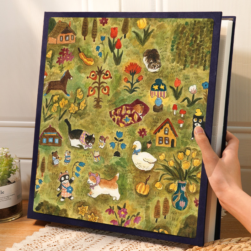 5寸6相册本纪念册儿童7寸8照片收纳混装大容量家庭宝宝成长记录册