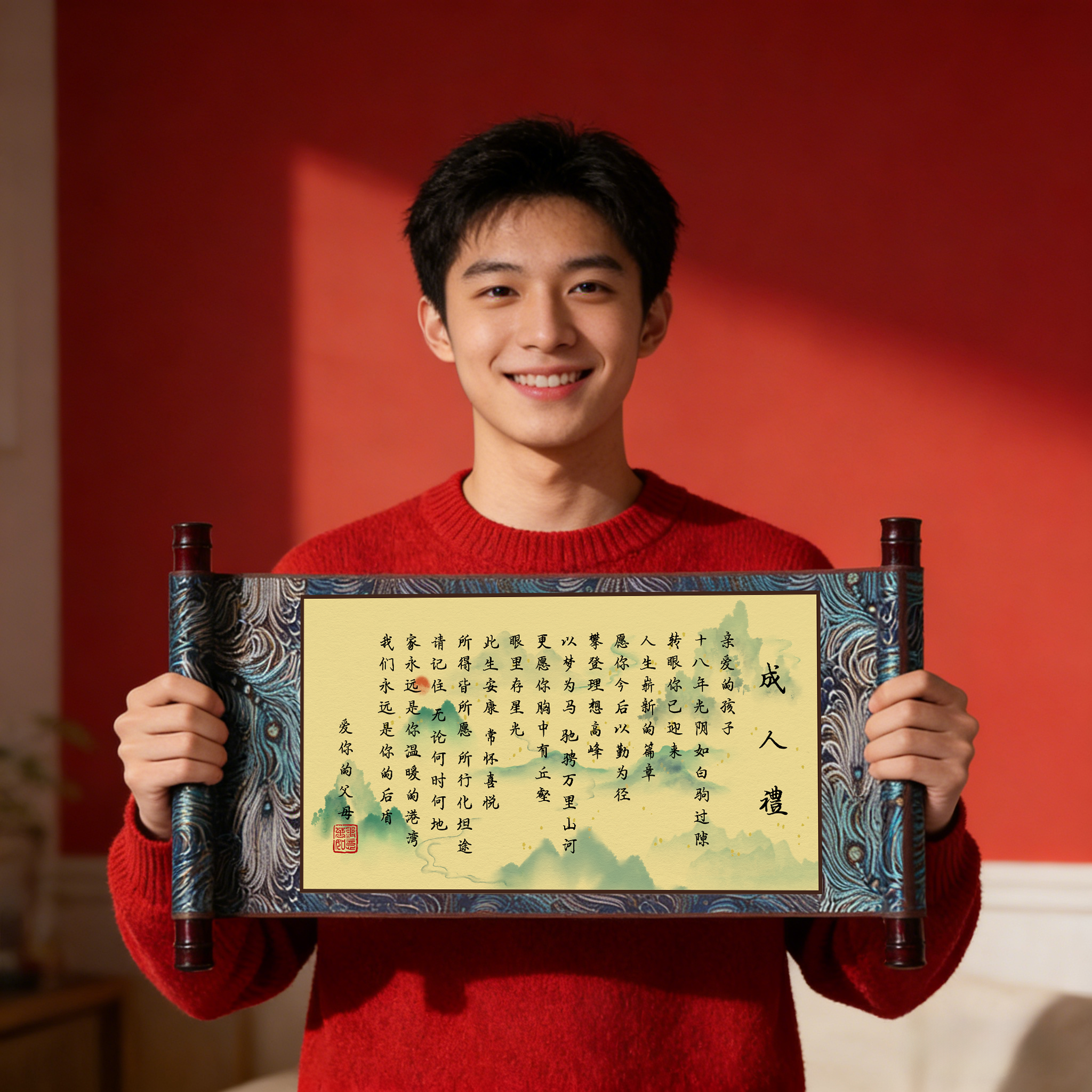 18岁成人礼物男生十八男孩仪式感礼盒卷轴高级实用道具年纪念意义,节庆用品/礼品,气球,淘宝优惠券,粉丝福利购,淘宝优惠卷