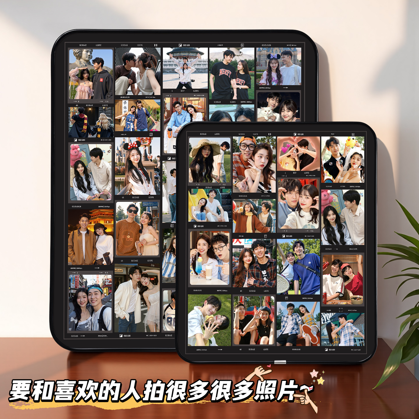 结婚照定制相框照片高级送女友