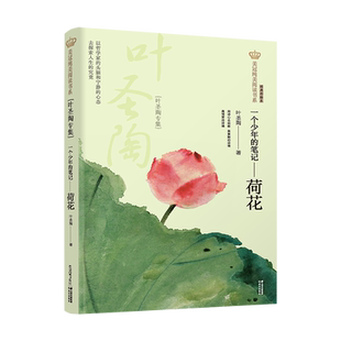 新版 荷花 叶圣陶专集 美冠纯美阅读书系 一个少年的笔记 大开本舒适体验 全彩印刷精美插图 儿童文学 禹田文化 8岁以上 正品