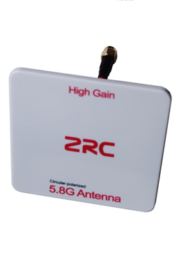 ZRC 5.8g 14db  圆极化平板天线 图传接收天线  性能媲美黑羊肥鲨