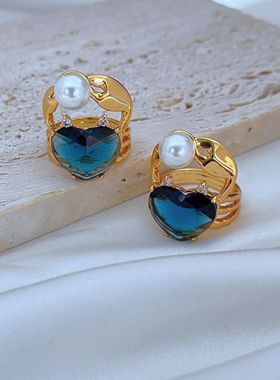 女式金属时尚螃蟹戒指