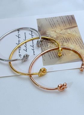 时尚女式金属打结爱心手镯