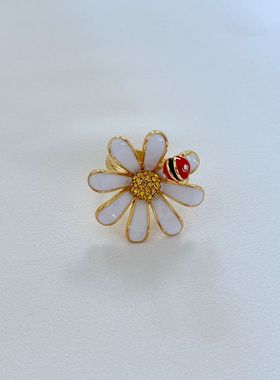 新款网红小众通勤简约珐琅白色