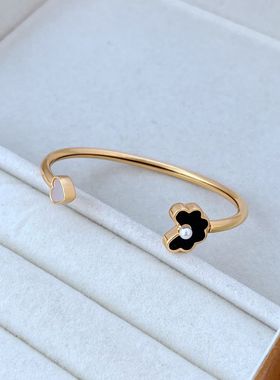 时尚女式金属云朵爱心手镯