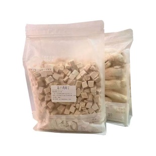 简装大袋鲜肉冻干 宠物猫狗高蛋白零食发腮长肉鸡肉丁鸡小胸500g