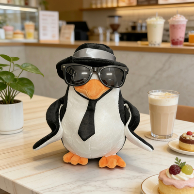 品鉴中高雅人士企鹅玩偶搞怪抽象娃娃公仔女生生日礼物送闺蜜圣诞