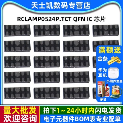 RClamp0524P.TCT  QFN IC 芯片 (2个)