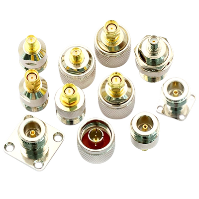 射频同轴连接器RPSMA N转SMA-JJ KK JK KJ KKF公母转接头正反极