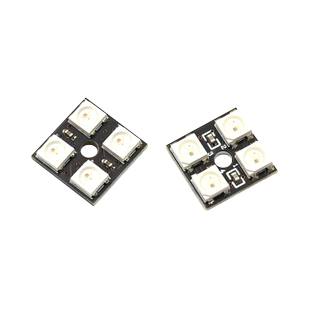 lED模块  WS2812B-4位 RGB LED 全彩驱动板模块 4位彩灯 开发板
