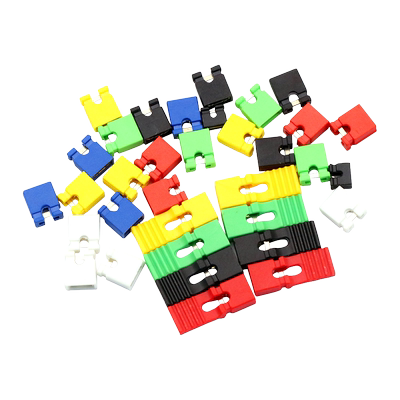 跳线帽间距2.54MM黑黄蓝红色短路