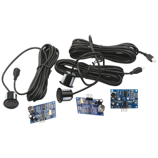 AJ-SR04M K一体化双头超声波测距模块倒车雷达防水型方波超声波