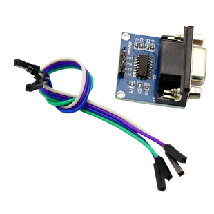 RS232转TTL模块2代 串口模块下载线MAX3232送4根杜邦线小板刷机板