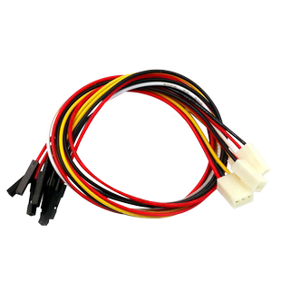 彩排线2510转杜邦线2.54-2P3P4P 连接线 硅胶高温线1007导线铁氟