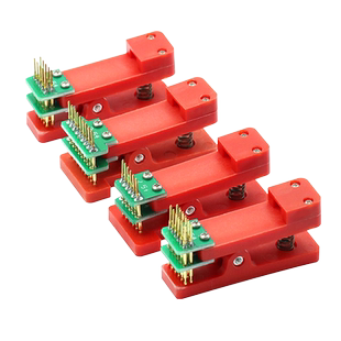 测试架PCB夹子治具夹具探针下载程序编程烧录弹簧针2.54间距3~10P