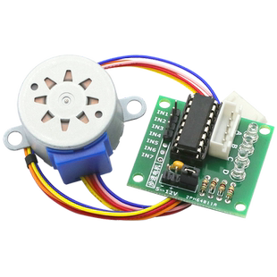 5V步进电机马达+ ULN2003驱动板模块 5V测试模块板 (1套)