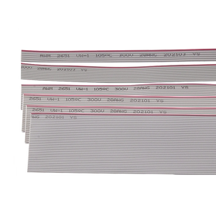 FC灰色排线 1.27显示屏JTAG线缆可压FC-2.54压线头6P 8 20 40 64P