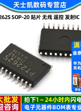 PT2262S SOP-20 贴片 无线 遥控 发射IC 芯片 (2个)