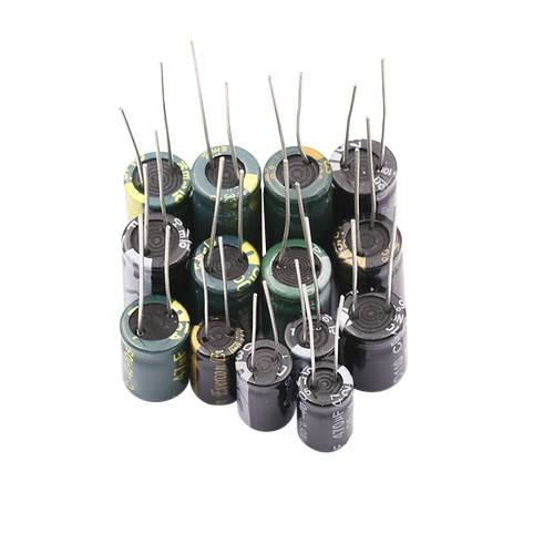 直插铝电解电容器10*13 8*12MM 25V 35V 50V 63V 10UF 47UF 100UF