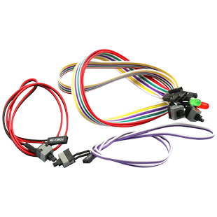 开机按钮机箱台式机电脑主机开关线重启线连接跳线POWER键RESET