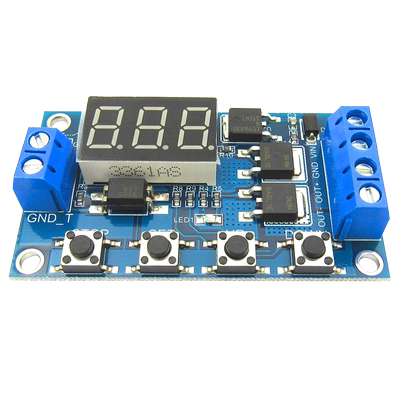 触发循环定时继电器模块控制板