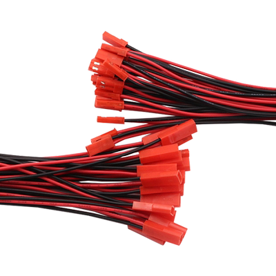 JST-2P对插线LED公母插头红黑