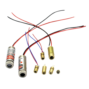 3V5V激光头激光二极管红色点状一字铜材半导体激光管定位灯红外线