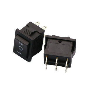 船型开关 翘板电源按钮 六脚三档6脚3档 21*15 船形开关 双刀双掷