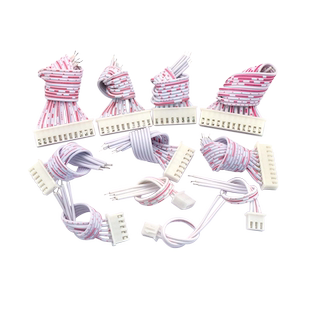 XH红白排线连接线单头XH2.54插头另一头镀锡长10CM 2P/3/4/5/-12P