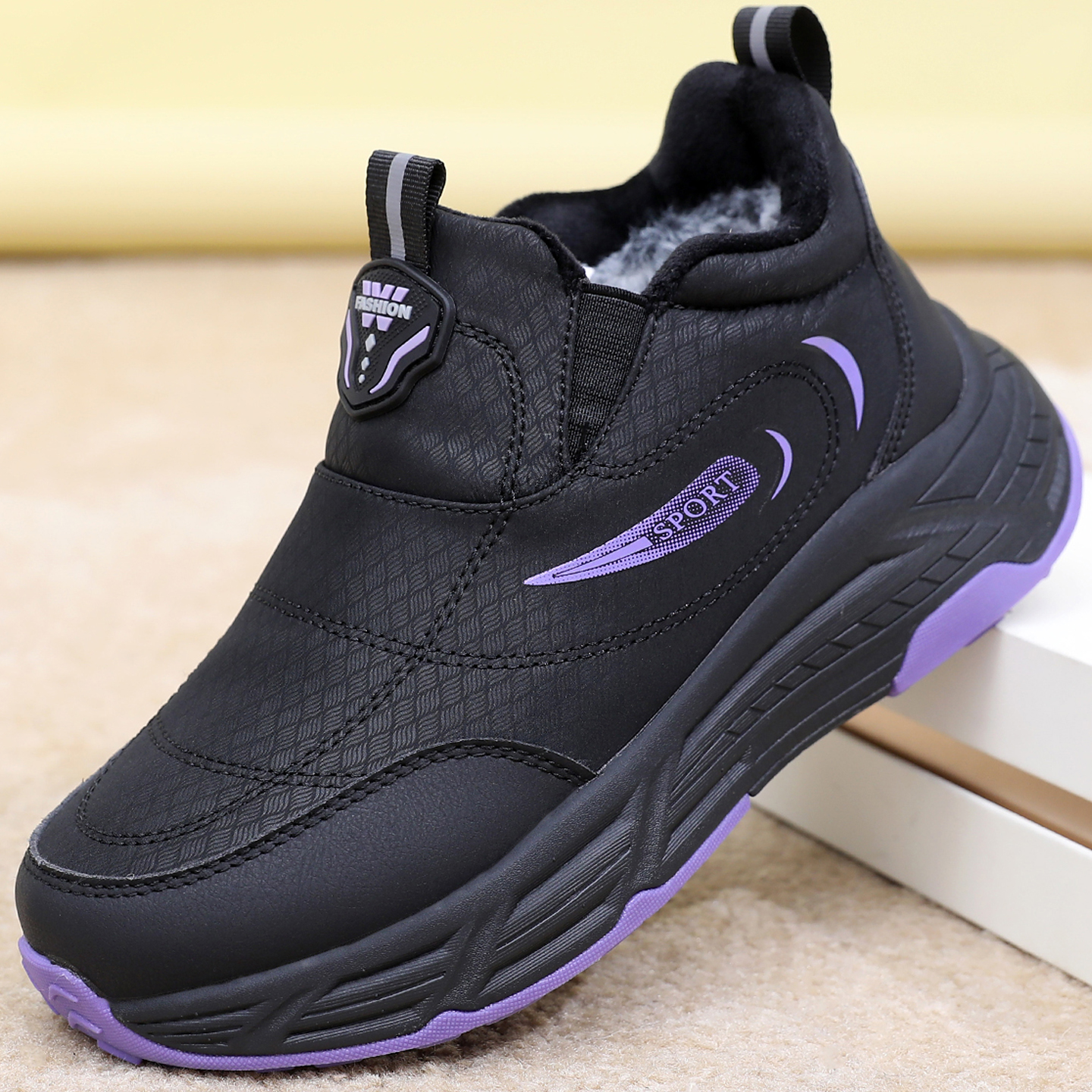 老北京布鞋女鞋休闲加绒保暖棉鞋