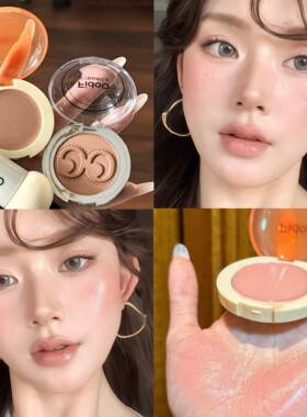 fidoo浮汀戳戳腮红泥膏粉单色高光修容06哑光自然收缩膨胀水光膏