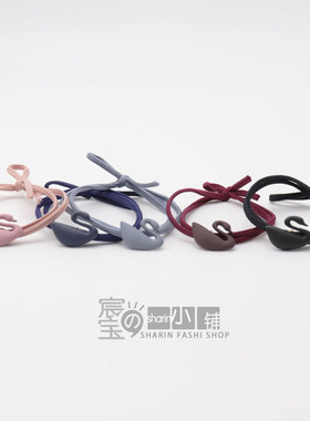 小天鹅发绳~高贵气质感满满个性皮筋日韩合金少女扎发头圈发饰