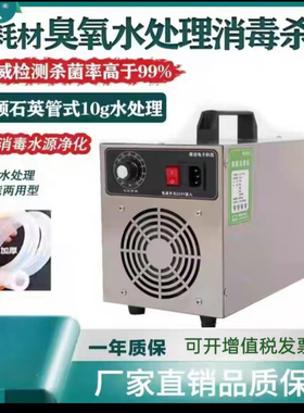 10g20g臭氧发生器水处理桶装水食品厂泳池水产养殖杀菌臭氧消毒机