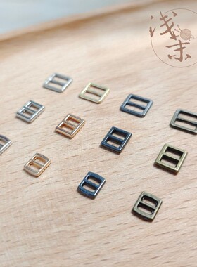 浅茉手工2022新品钩棒针DIY玩偶娃衣配件345mm迷你日字扣无别扣版