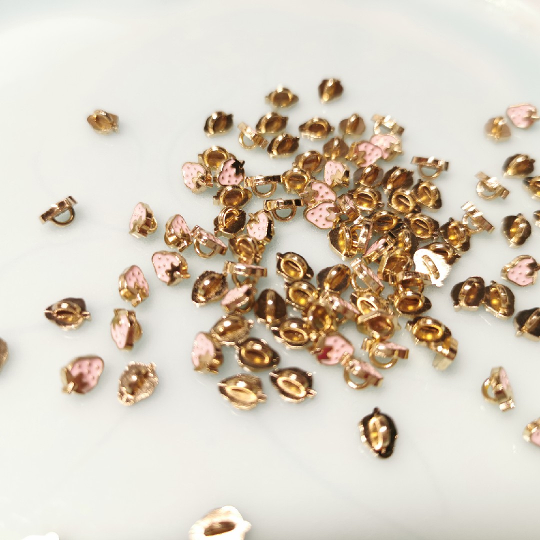 手工钩针玩偶4.5mm粉红色迷你