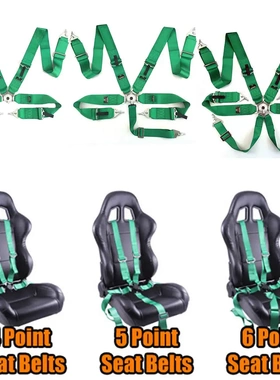 TAKAT SPARC SALBEL OMP 汽车改装三寸四点安全带赛车加宽五点/六