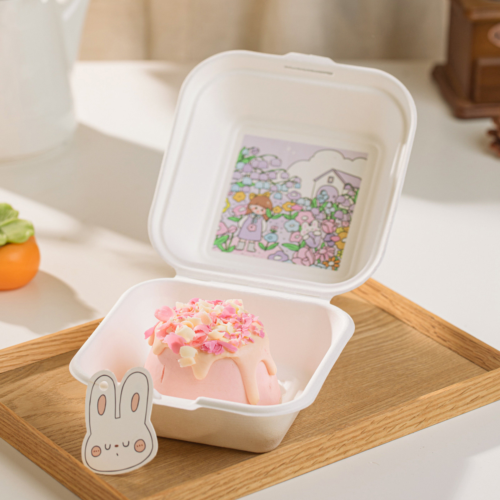 网红4寸千层蛋糕包装盒蛋糕卷雪媚娘盒环保便当盒野餐盒打包盒空,厨房/烹饪用具,甜品打包盒/杯,淘宝优惠券,粉丝福利购,淘宝优惠卷