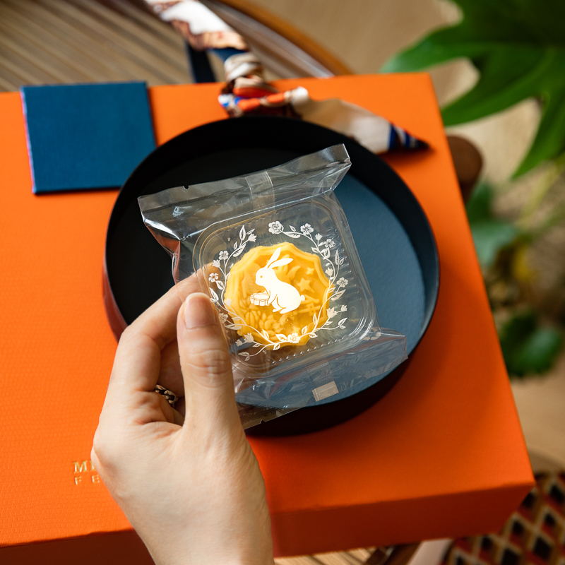 中秋月饼包装袋蛋黄酥机封袋定制