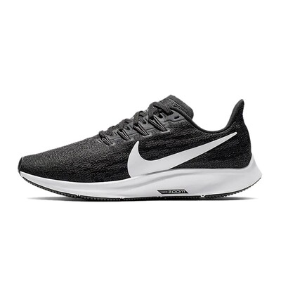 Nike Air Zoom Pegasus 36 飞马系列 低帮编织气垫跑步鞋 女款 黑