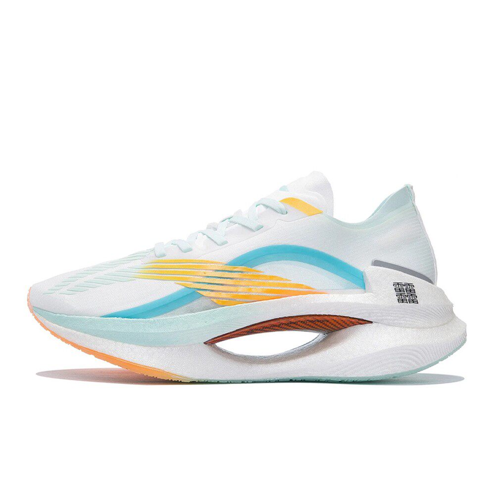 LiNing李宁 绝影 䨻 支撑稳定 减震防滑耐磨 低帮 跑步鞋 白蓝