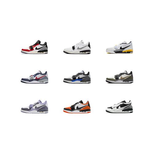 【六饼体育】Jordan Legacy 312 低帮 复古篮球鞋 男款