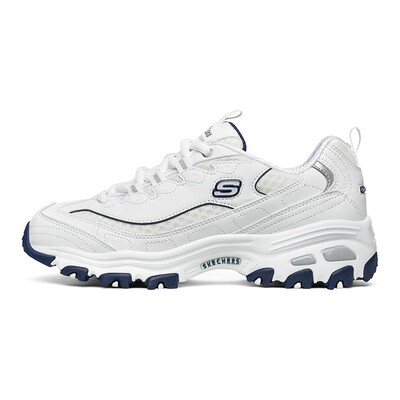 Skechers斯凯奇 D'LITES 1.0 小白熊 织物合成革 复古百搭 休闲
