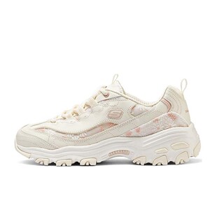 【六饼体育】Skechers斯凯奇D'LITES1.0花海熊合成革简约舒适