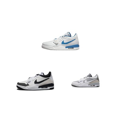Jordan Legacy 312 皮革 舒适百搭 减震耐磨 低帮 复古篮球鞋 男