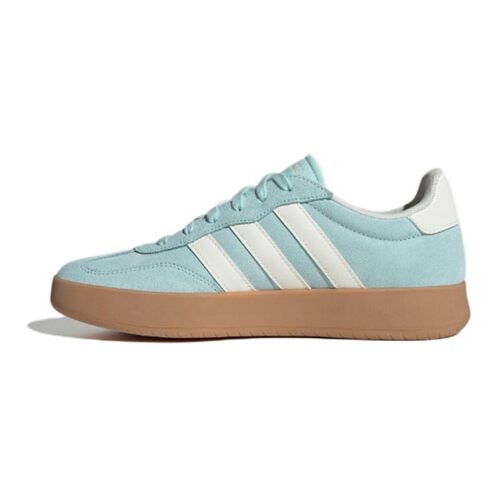 adidas BARREDA 合成革牛剖层革 潮流运动 休闲系列薄底 耐磨 低