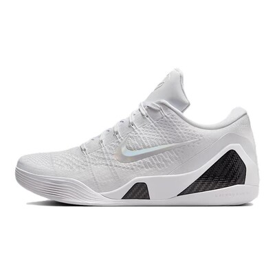 NikeKobe9EliteLowProtro“Halo”减震低帮篮球鞋通用白