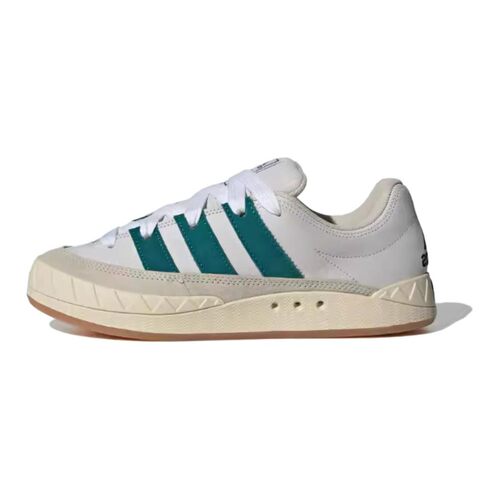 adidas ADIMATIC 舒适经典薄底 防滑耐磨 低帮 板鞋 男女同款 白