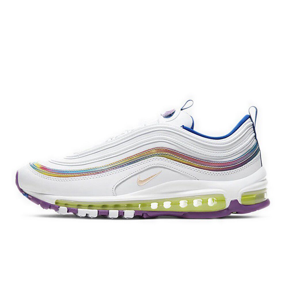 Nike Air Max 97 复古 复活节 彩蛋 低帮 休闲跑步鞋 女款 白色