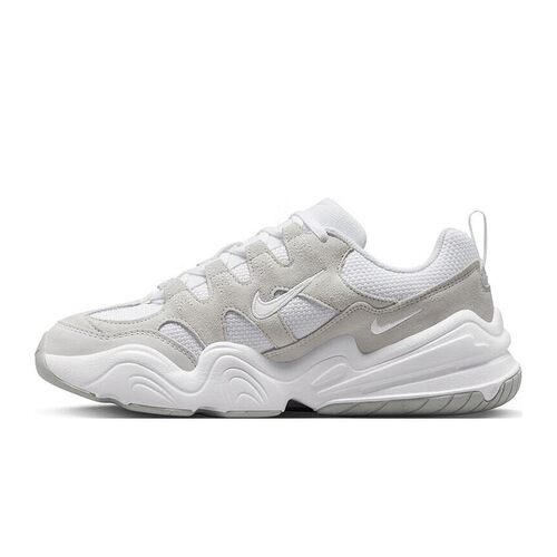 Nike Tech Hera 系带 防滑减震 低帮 儿童休闲鞋 白灰 儿童款